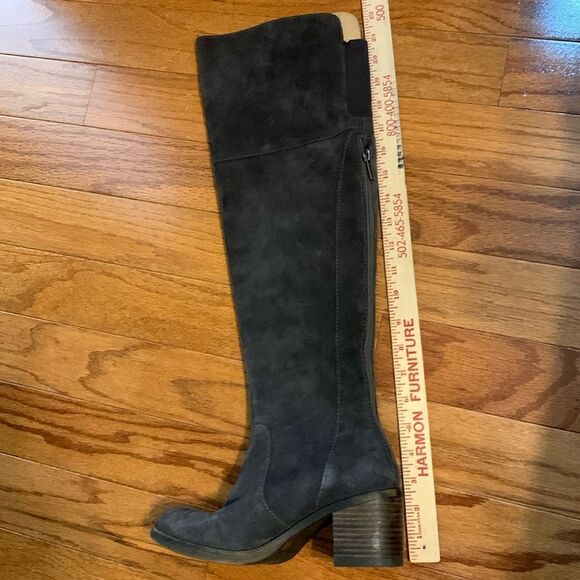 Lucky Brand Size 6 gray suede Rayla over the knee riding boot. - Picture 5 of 14
